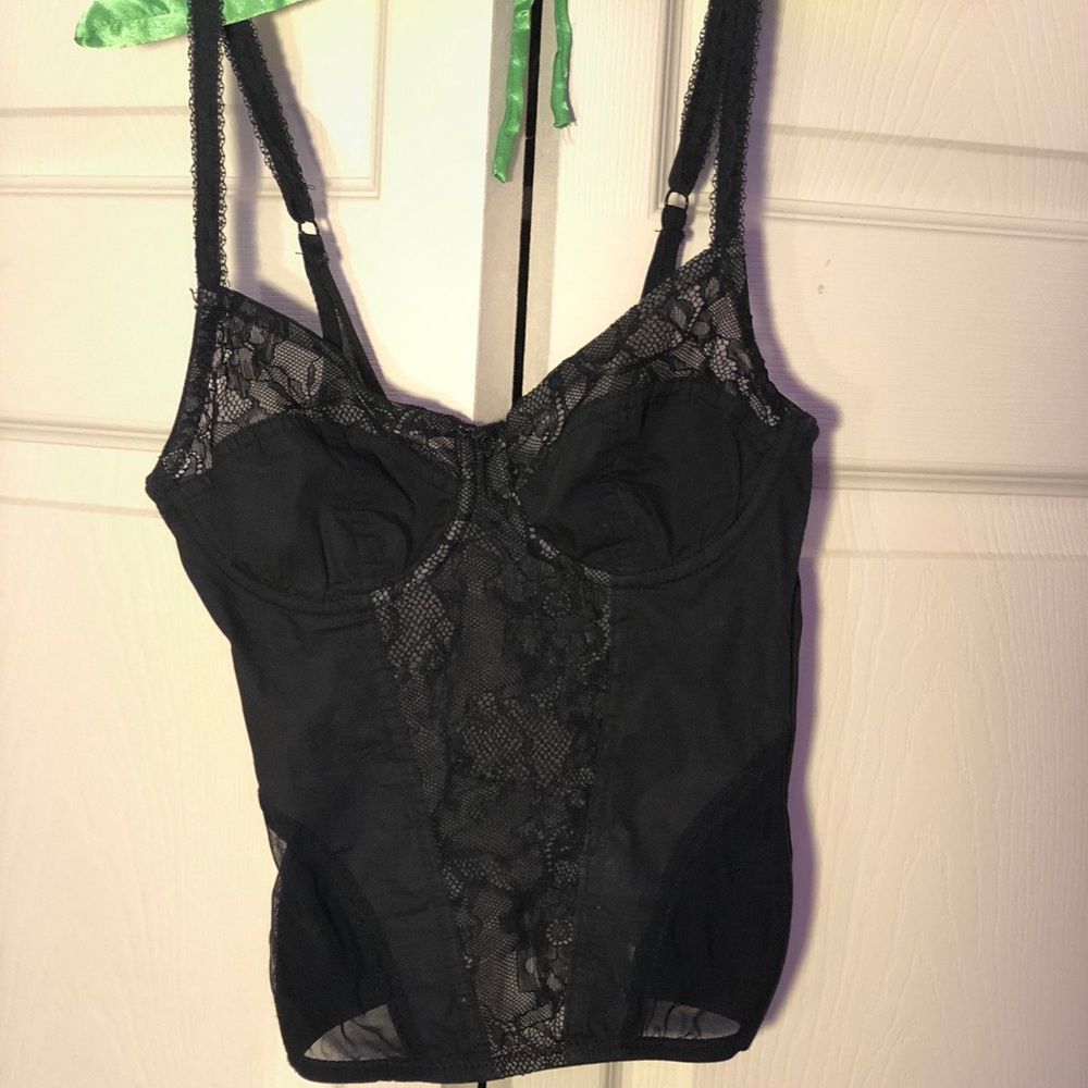 WIDOW by Lip Service Black Lacy Top